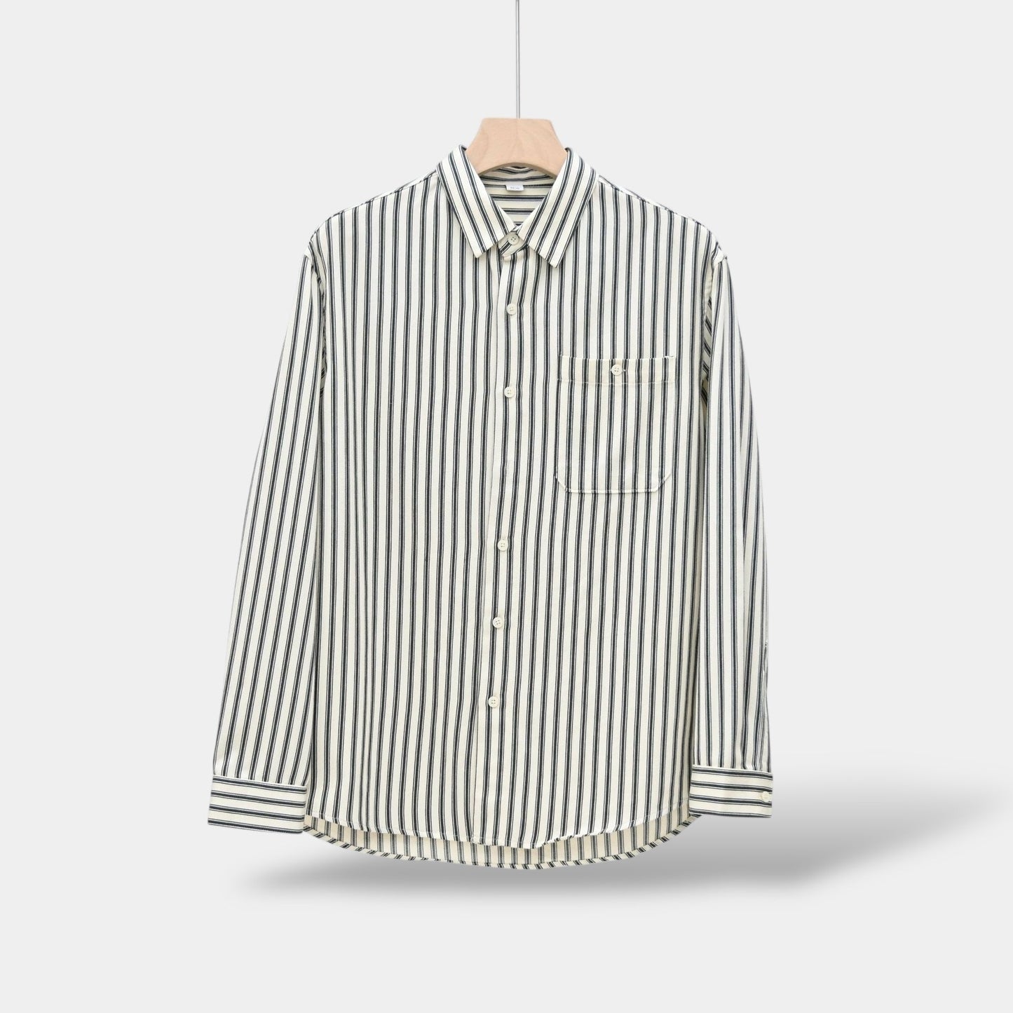 Men's Striped Dress Shirt – Long Sleeve Formal Fit