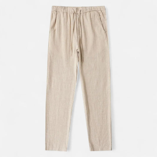 Men's Linen Trousers – Loose Fit Summer Comfort