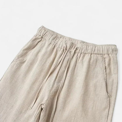 Men's Linen Trousers – Loose Fit Summer Comfort