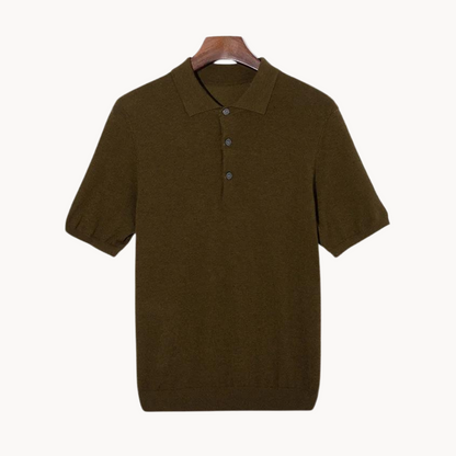 Men's Wool Polo Shirt - Comfortable and Versatile Fashion