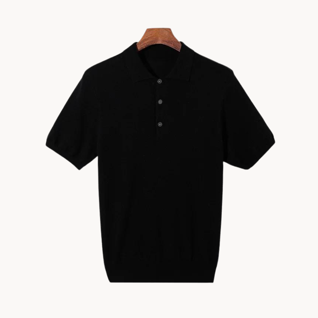 Men's Wool Polo Shirt - Comfortable and Versatile Fashion