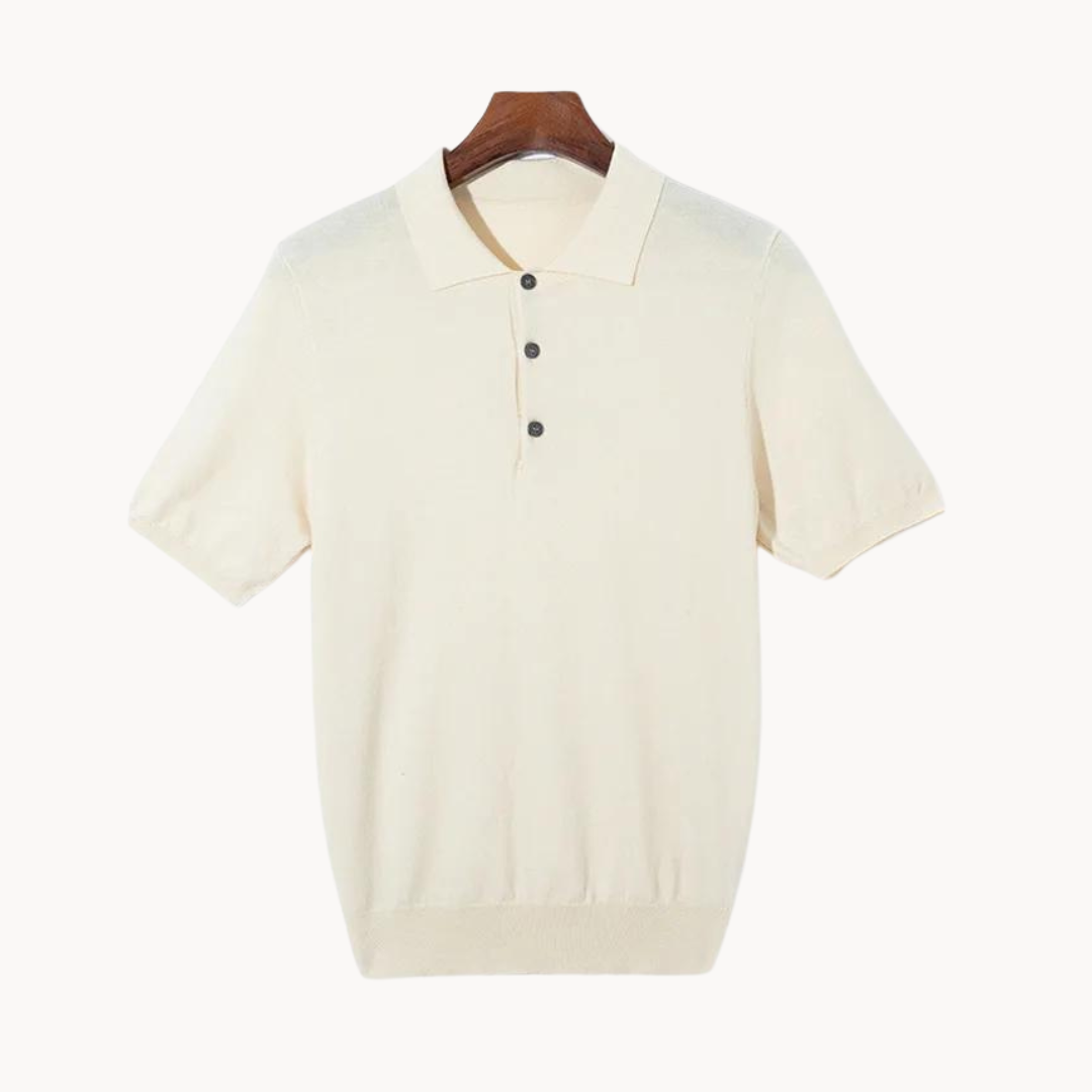 Men's Wool Polo Shirt - Comfortable and Versatile Fashion