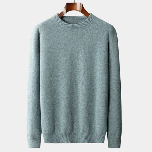Men's Wool Sweater – Crew Neck Winter Knit