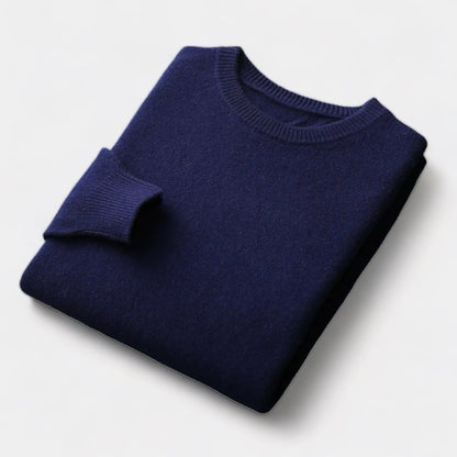 Men's Wool Sweater – Crew Neck Winter Knit