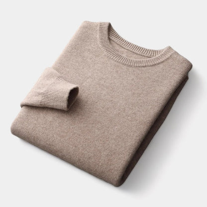 Men's Wool Sweater – Crew Neck Winter Knit