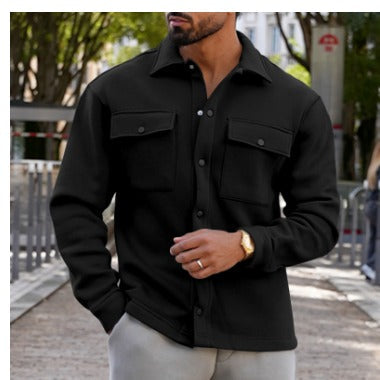 Men's Modern Button-Up Jacket