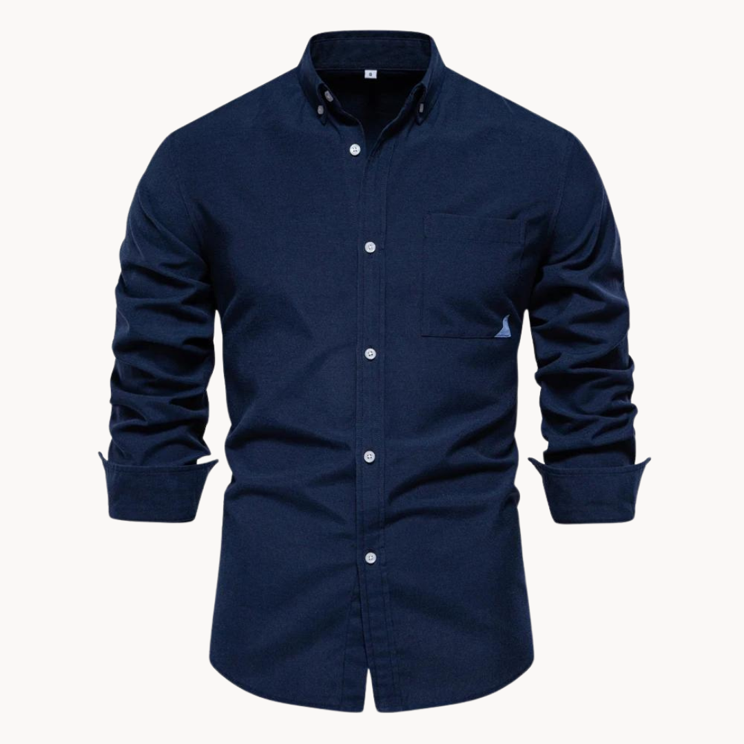Men's Oxford Shirt for Active Lifestyle and All-Day Comfort