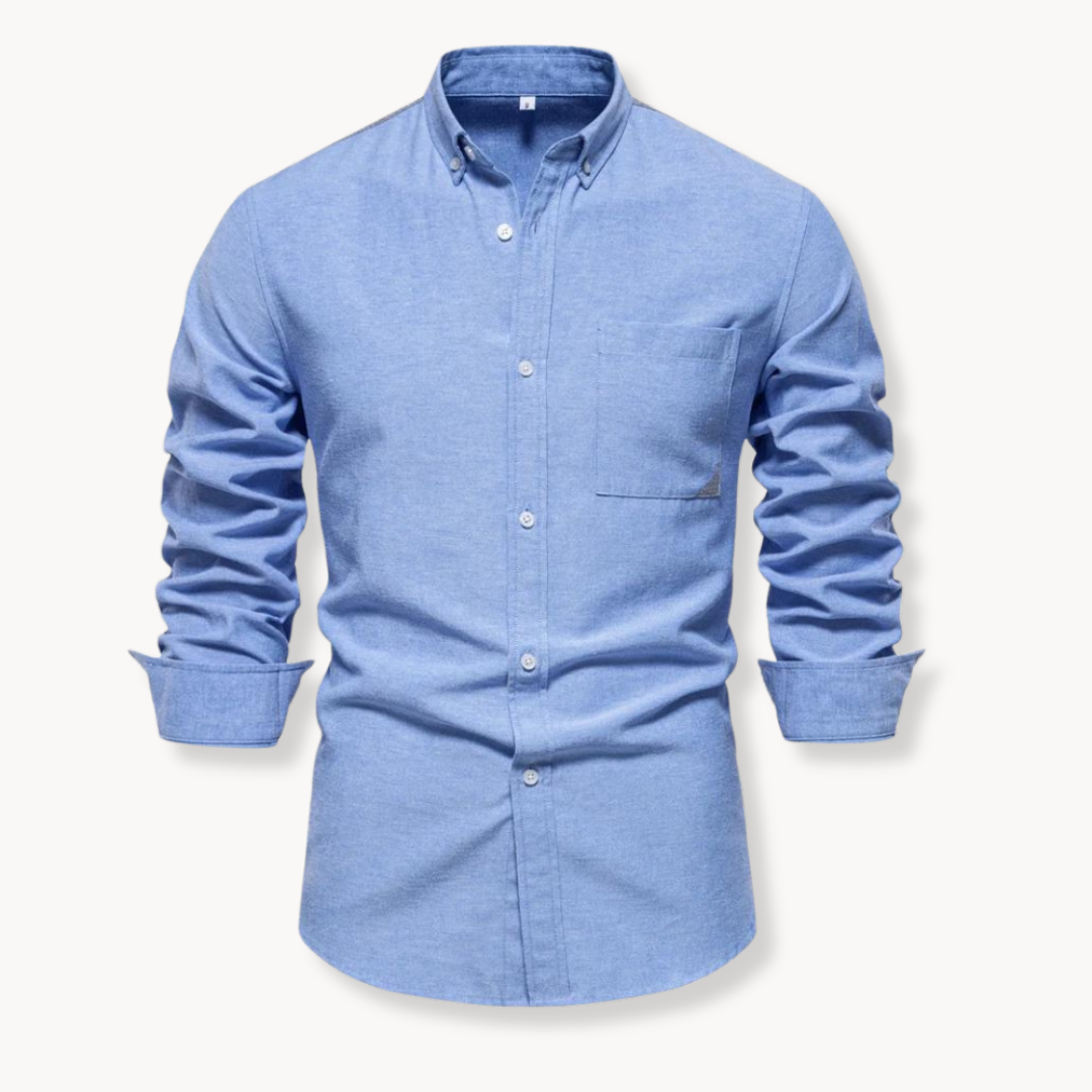 Men's Oxford Shirt for Active Lifestyle and All-Day Comfort