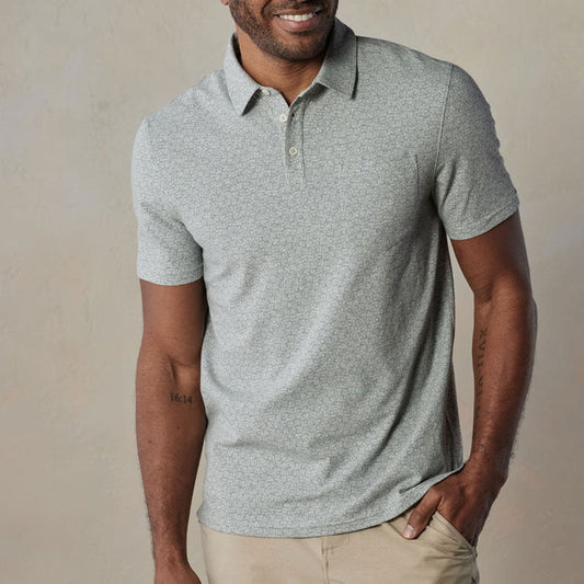 Men's Polo Shirt – Short Sleeve with Chest Pocket