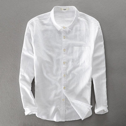 Men's Button-Up Cotton Shirt