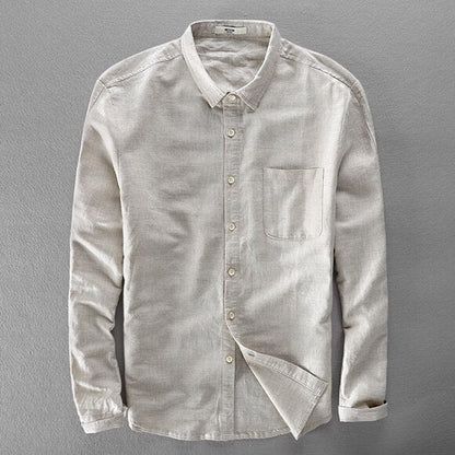 Men's Button-Up Cotton Shirt