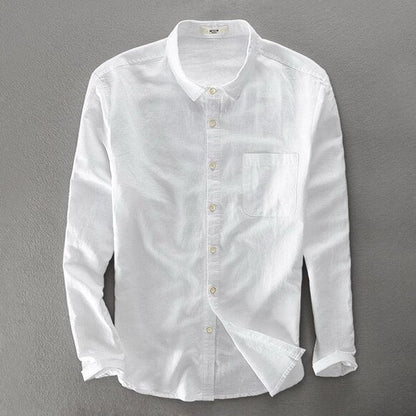 Men's Button-Up Cotton Shirt