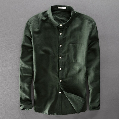Men's Button-Up Cotton Shirt