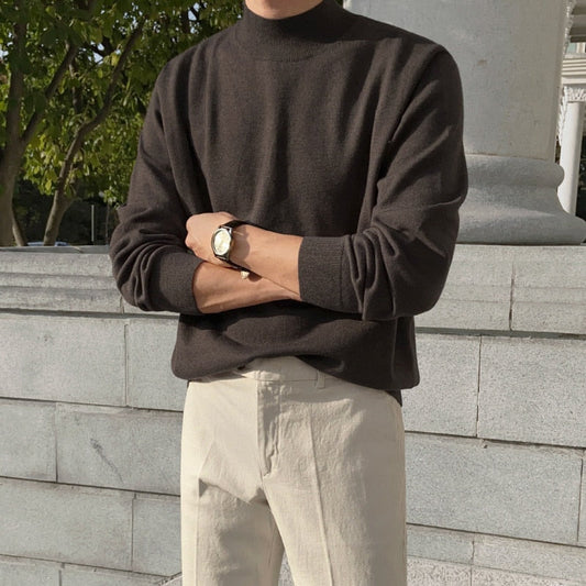 Men's Wool Pullover Sweater