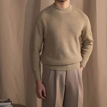 Men's Wool Ribbed Sweater