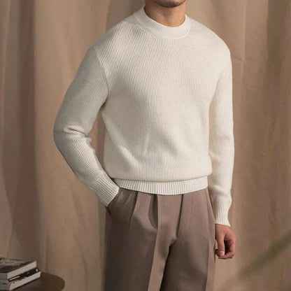 Men's Wool Ribbed Sweater