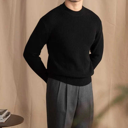 Men's Wool Ribbed Sweater