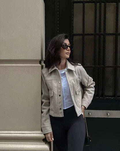 Women's Blazer Jacket with Tailored Fit