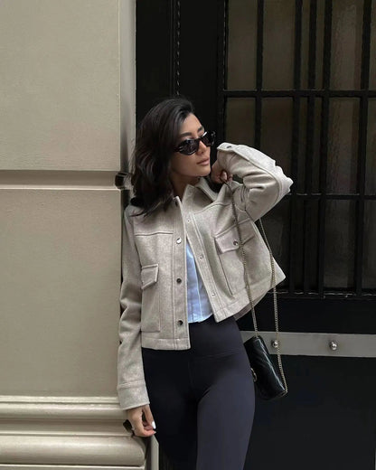 Women's Blazer Jacket with Tailored Fit