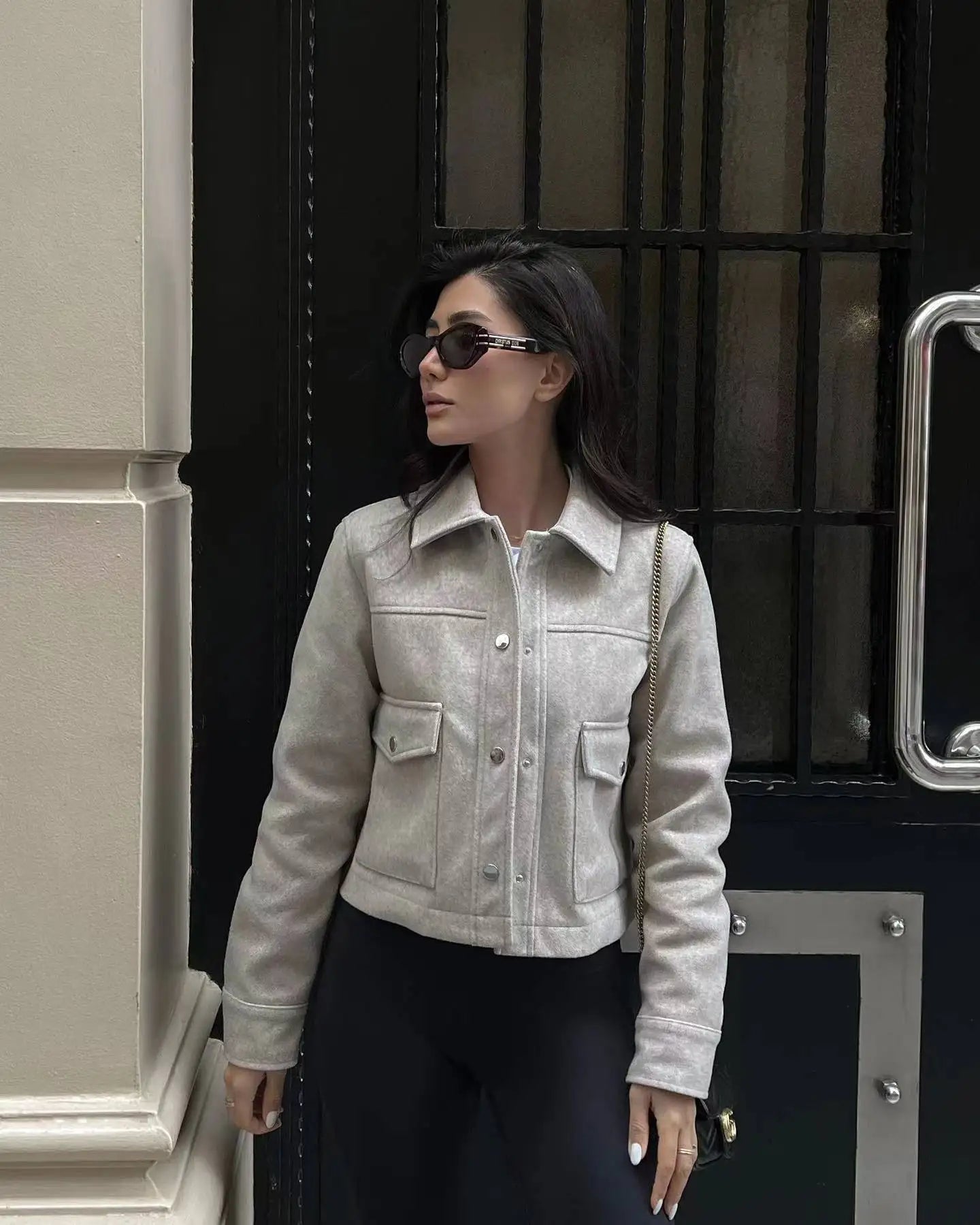 Women's Blazer Jacket with Tailored Fit