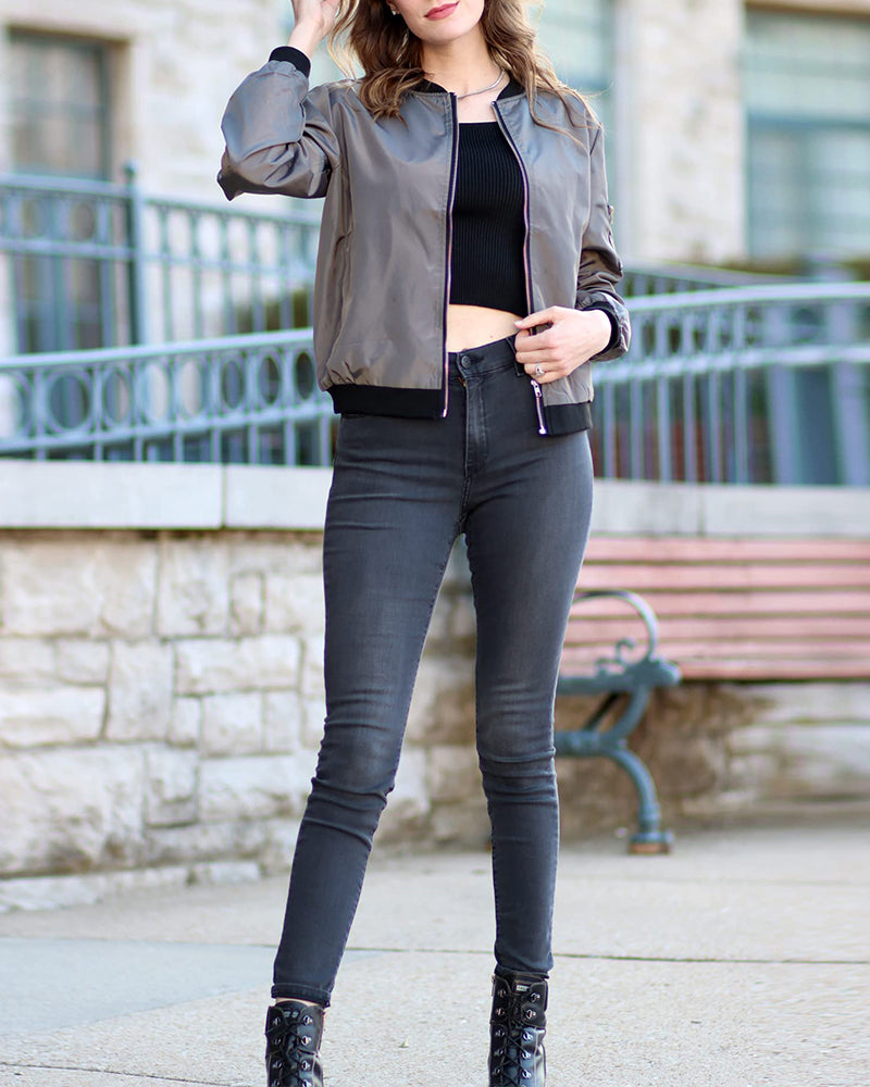Women's Lightweight Bomber Jacket