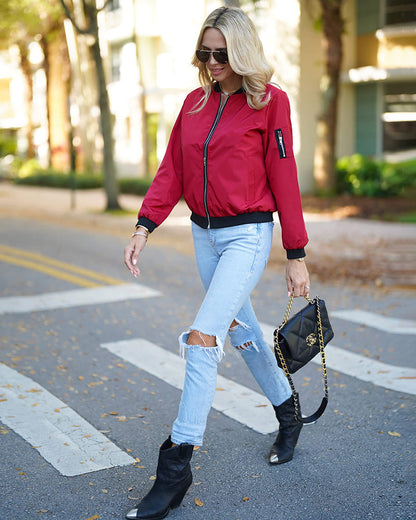 Women's Lightweight Bomber Jacket