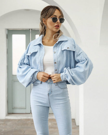 Women's Casual Cropped Jacket