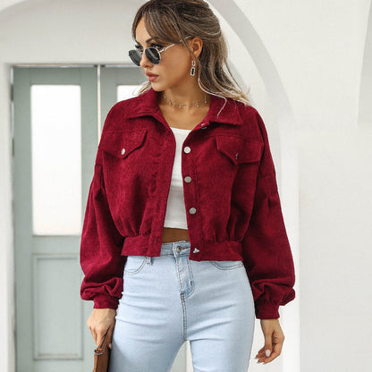 Women's Casual Cropped Jacket