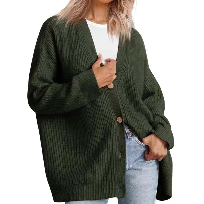Women's Oversized Button Vest