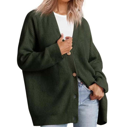 Women's Oversized Button Vest