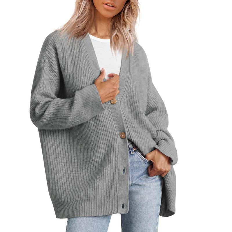 Women's Oversized Button Vest