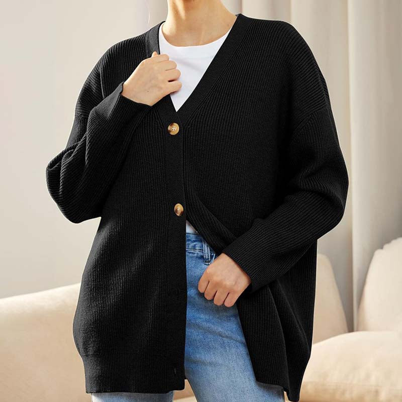 Women's Oversized Button Vest