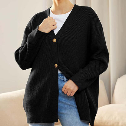 Women's Oversized Button Vest