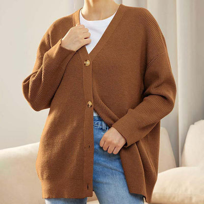Women's Oversized Button Vest