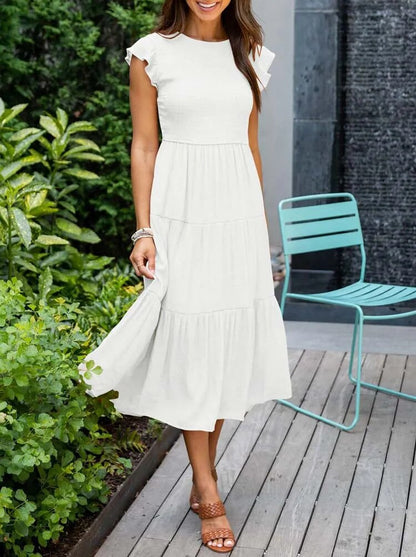 Women's Layered Maxi Dress for Effortless Summer Elegance