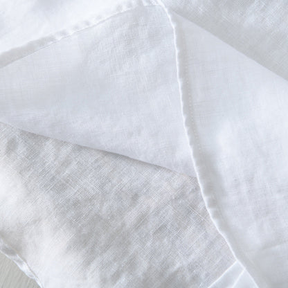Men's Linen Shirt – 3/4 Sleeve Mandarin Collar