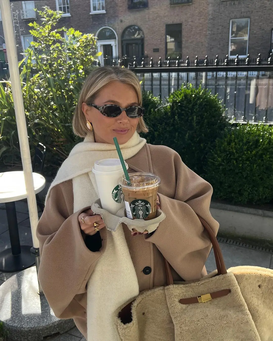 Women's Oversized Wool Coat for Winter