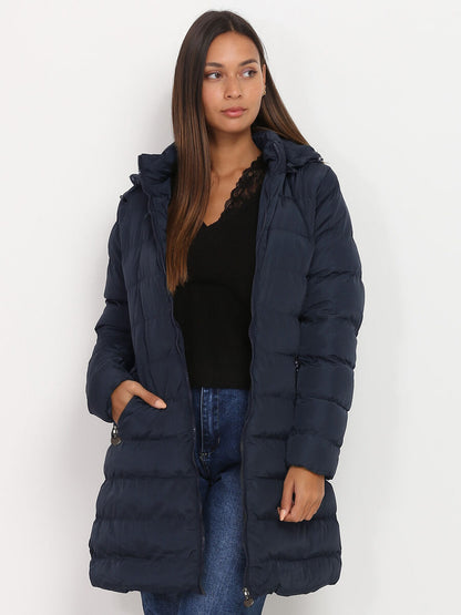 Women's Padded Winter Coat with Hood