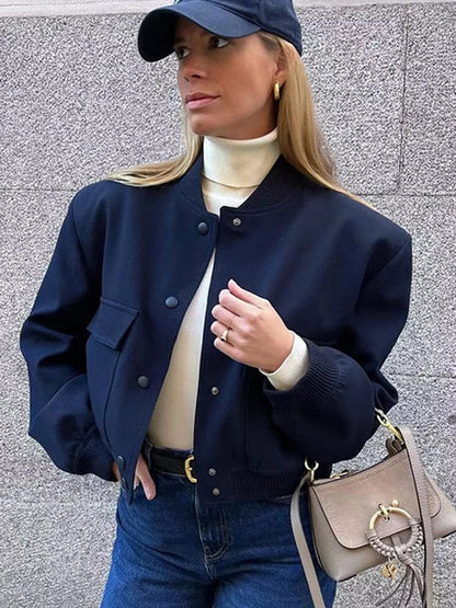 Women’s Tweed Overshirt with Pockets