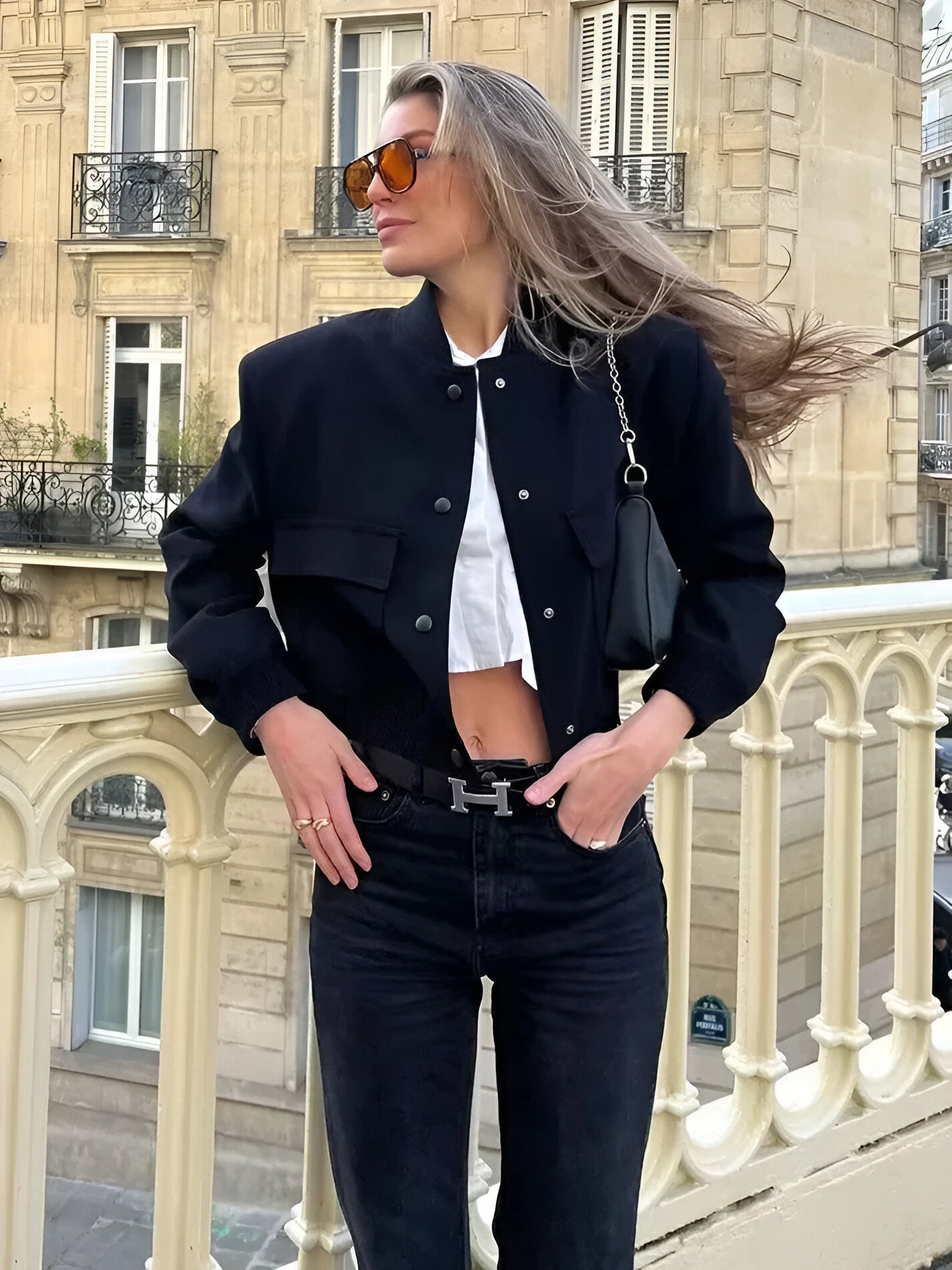 Women’s Tweed Overshirt with Pockets