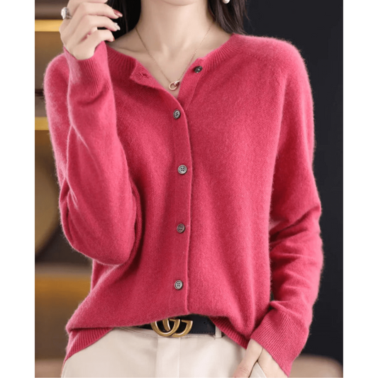 Women's V-Neck Knit Cardigan