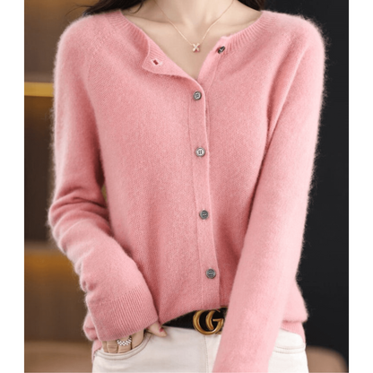 Women's V-Neck Knit Cardigan