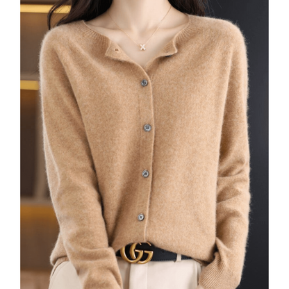 Women's V-Neck Knit Cardigan