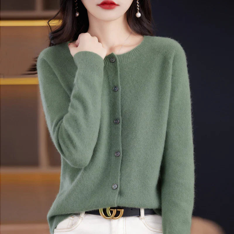Women's V-Neck Knit Cardigan