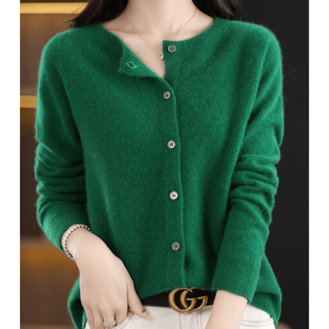 Women's V-Neck Knit Cardigan