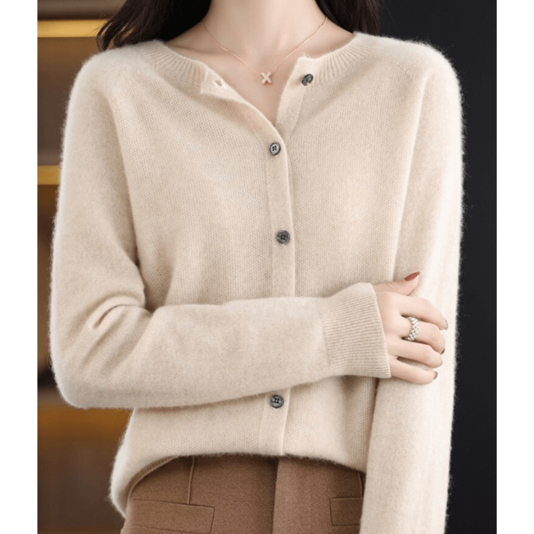 Women's V-Neck Knit Cardigan