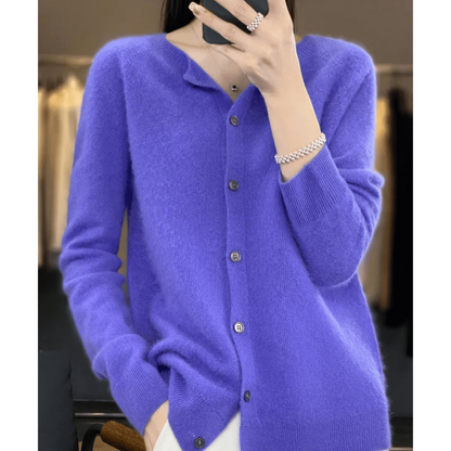 Women's V-Neck Knit Cardigan
