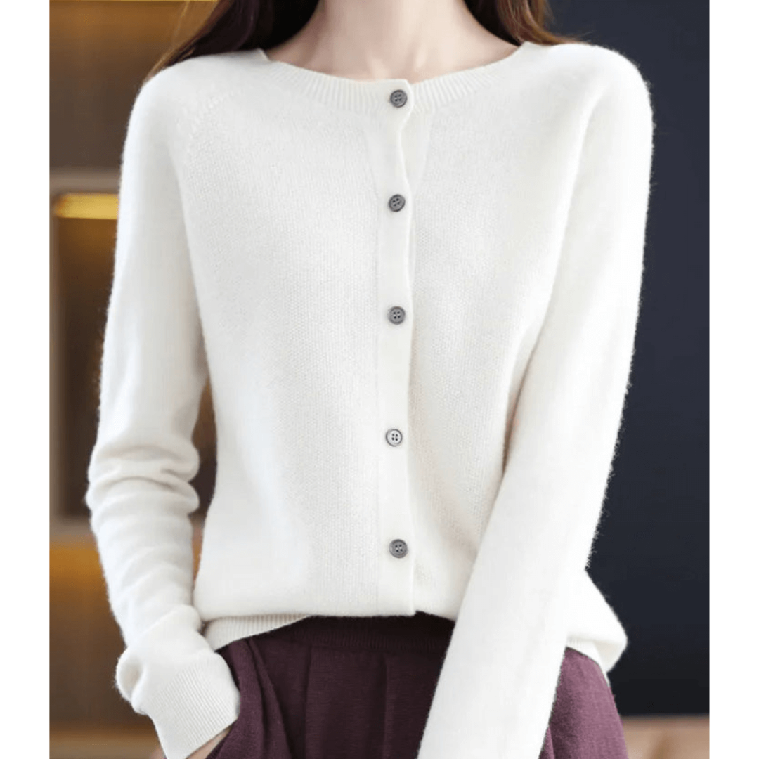 Women's V-Neck Knit Cardigan