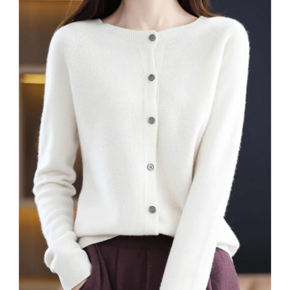 Women's V-Neck Knit Cardigan