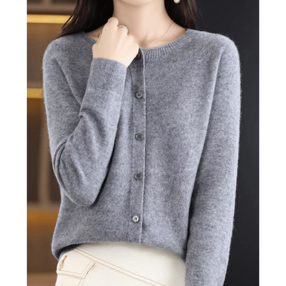 Women's V-Neck Knit Cardigan
